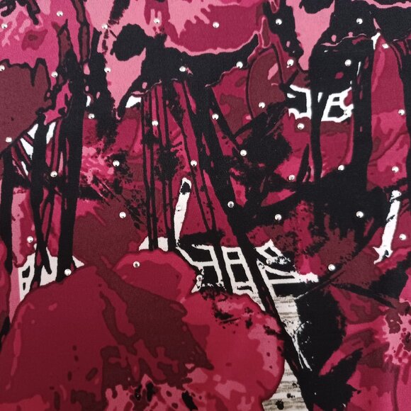 Women's Style & Co. Red and Black Tunic about a Size XL - Picture 4 of 8